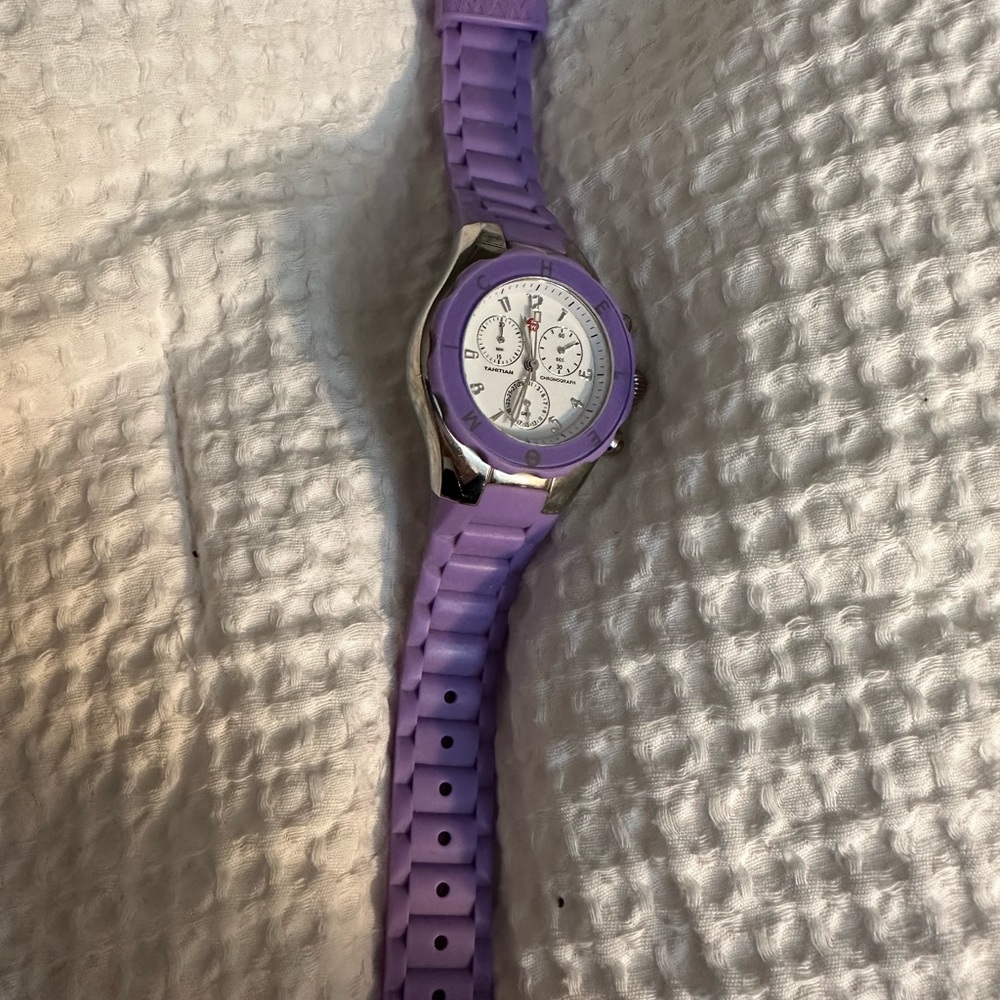 Purple Michele Watch